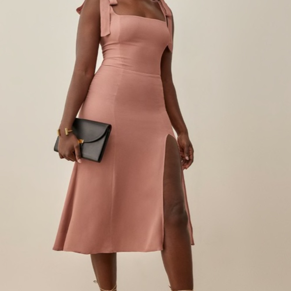Reformation Twilight Dress  Color: Praline - Picture 7 of 10